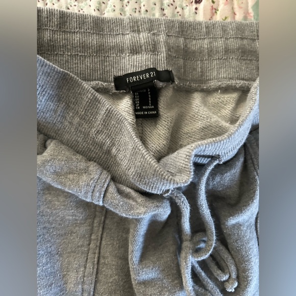 Lot 3 Pr Sweatpants H&M Forever 21 Small Medium Grey Purple Blue - Picture 5 of 12